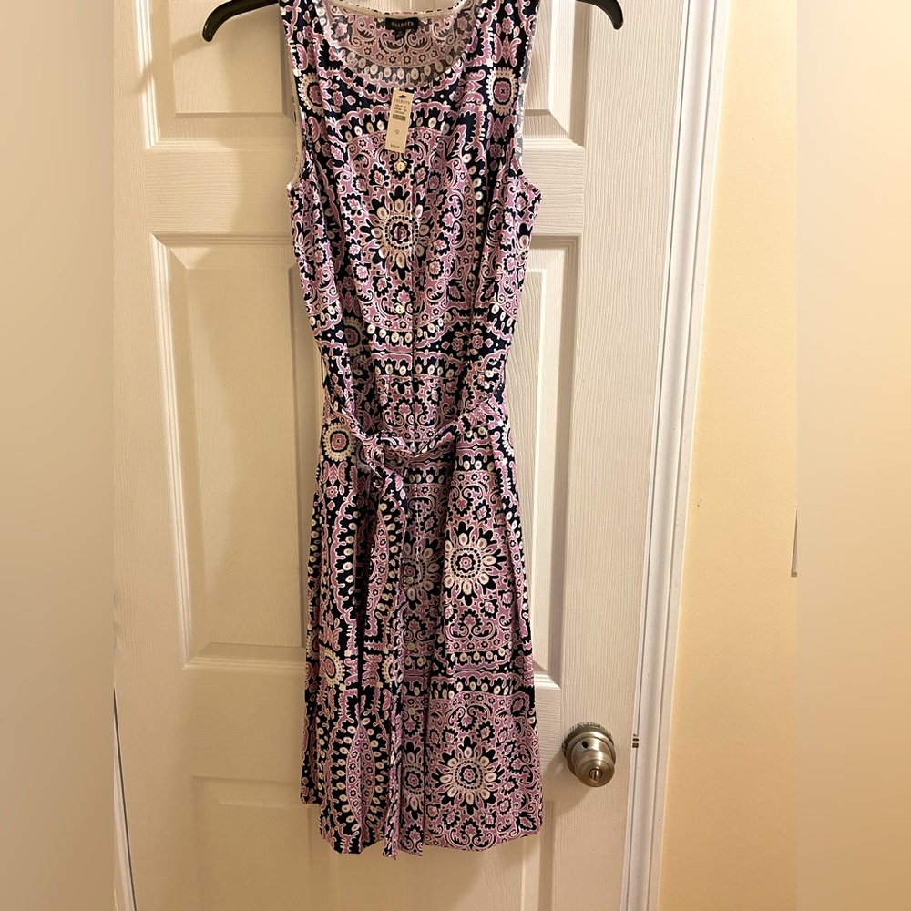 Paisley Sleeveless Talbots Summer Dress